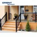 Aluminum interior stair railing aluminum balustrade handrail design